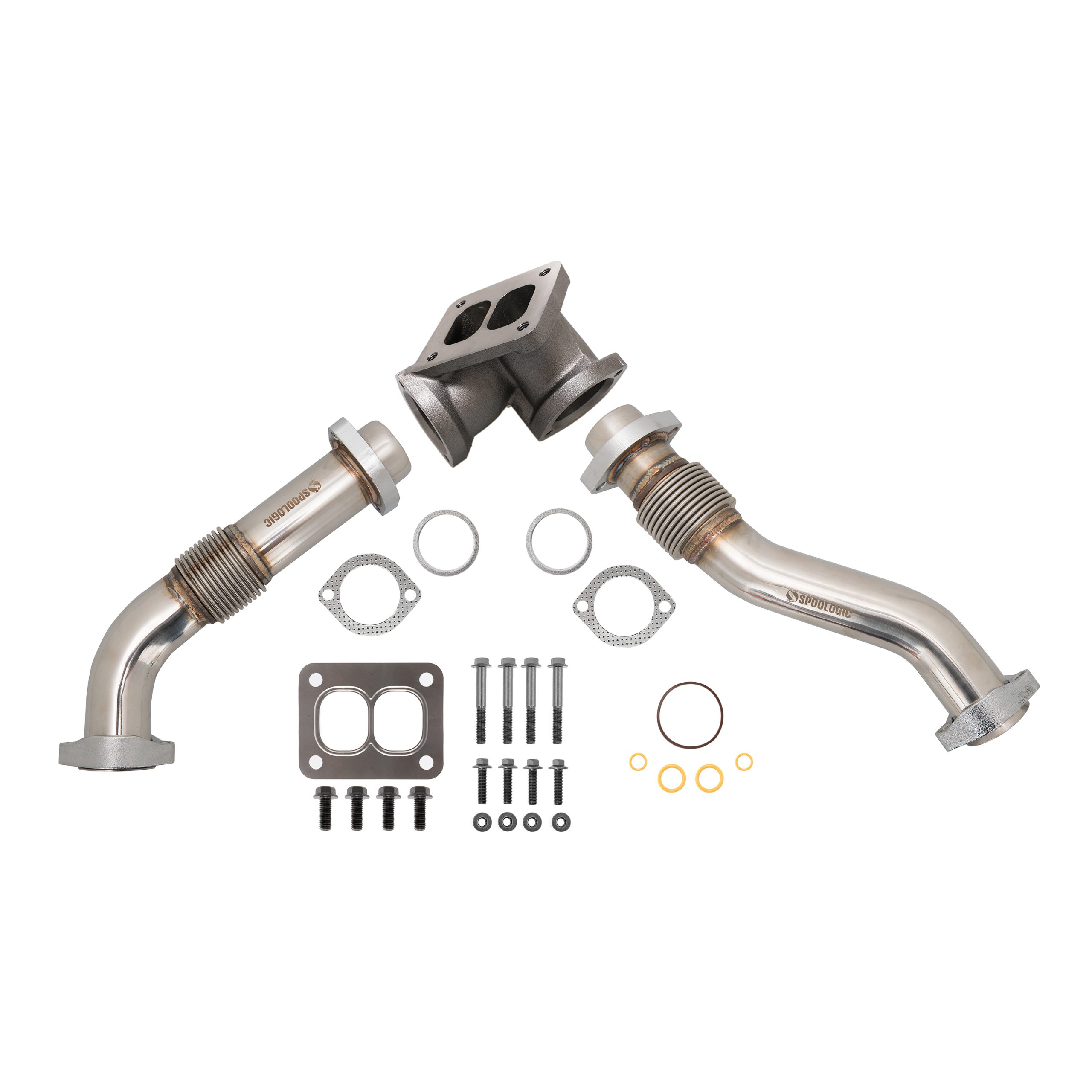 SPOOLOGIC Heavy Duty 304SS High-Flow Bellowed Up-Pipe Kit