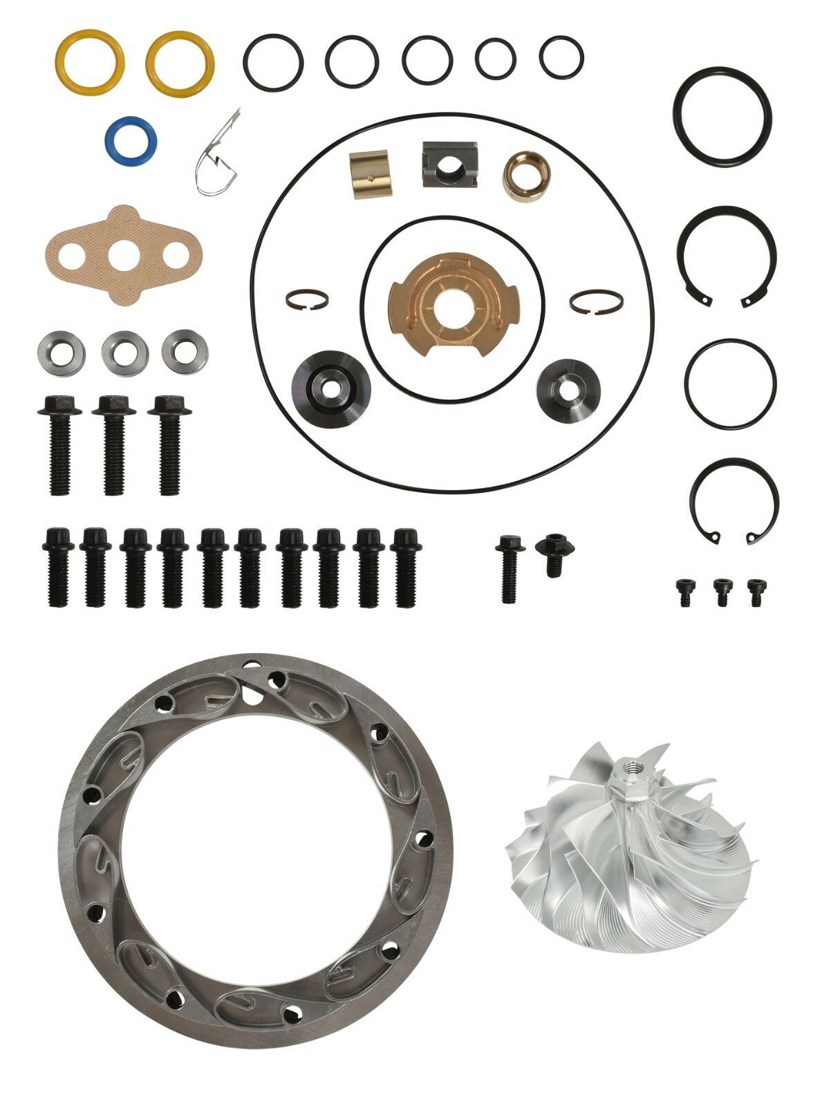 SPOOLOGIC Turbo Rebuild Kit Billet Wheel Unison Ring 13.2mm Vanes